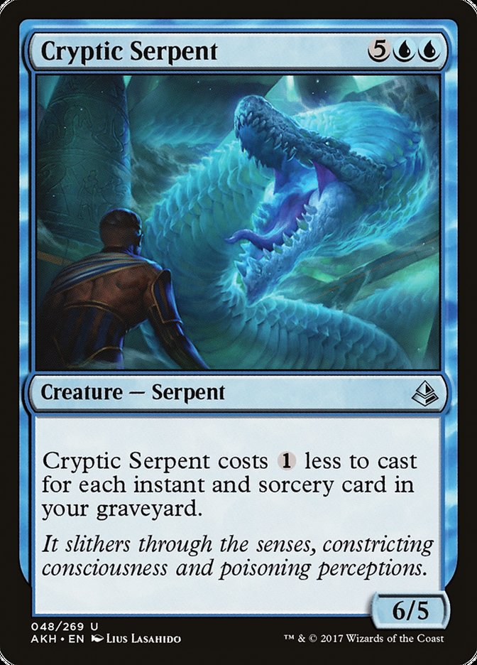 Cryptic Serpent [Amonkhet] | Yard's Games Ltd