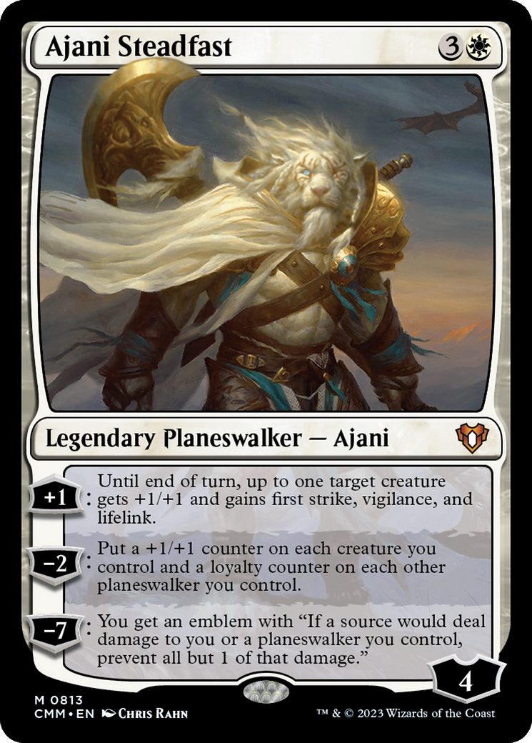 Ajani Steadfast [Commander Masters] | Yard's Games Ltd