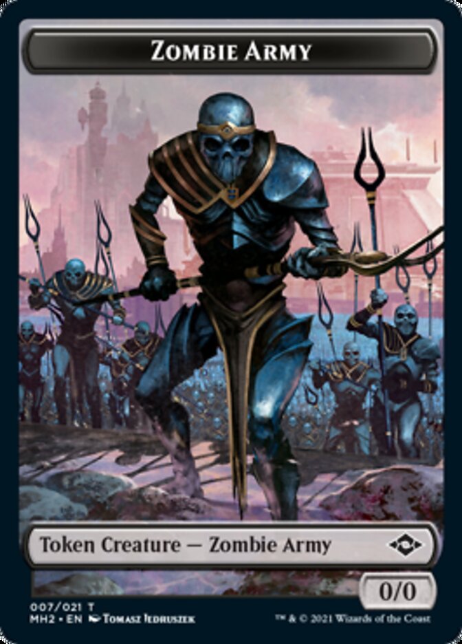 Thopter // Zombie Army Double-Sided Token [Modern Horizons 2 Tokens] | Yard's Games Ltd