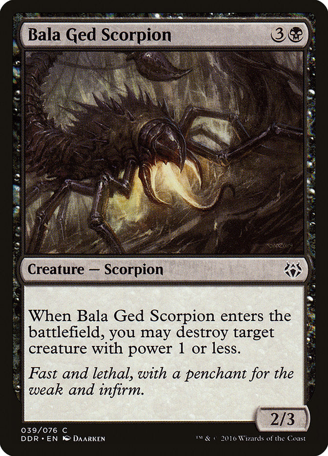 Bala Ged Scorpion [Duel Decks: Nissa vs. Ob Nixilis] | Yard's Games Ltd