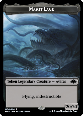 Insect // Marit Lage Double-Sided Token [Dominaria Remastered Tokens] | Yard's Games Ltd