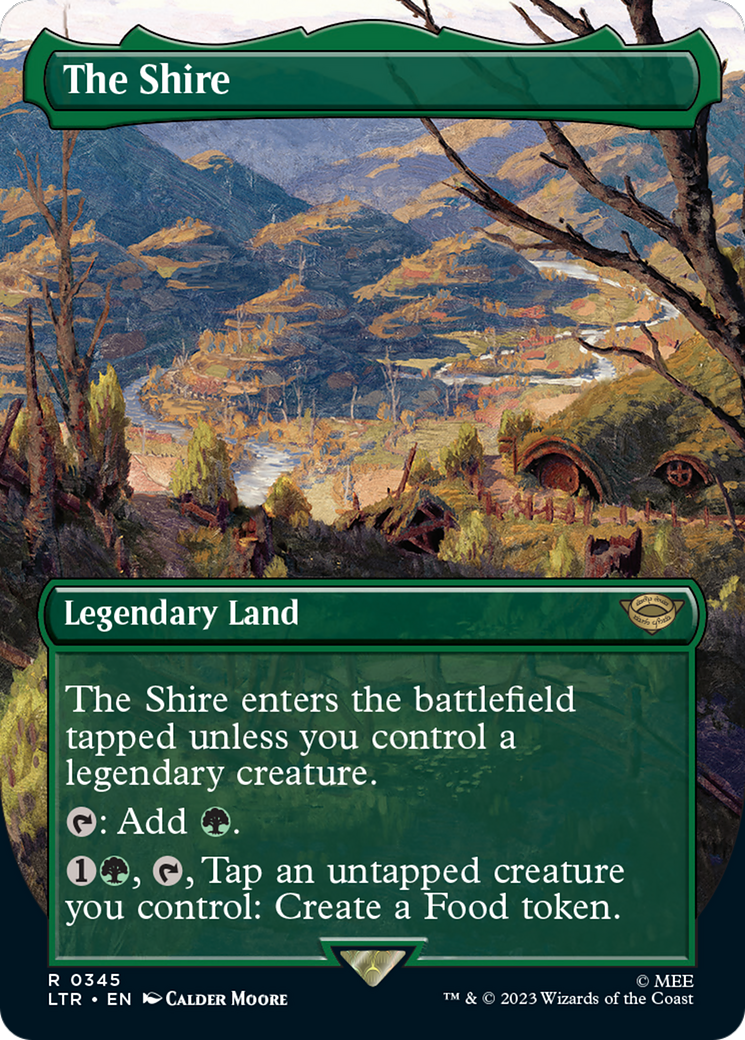 The Shire (Borderless Alternate Art) [The Lord of the Rings: Tales of Middle-Earth] | Yard's Games Ltd