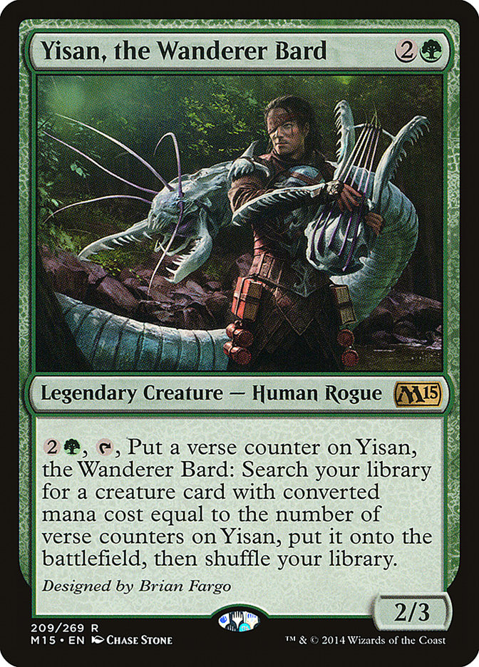Yisan, the Wanderer Bard [Magic 2015] | Yard's Games Ltd