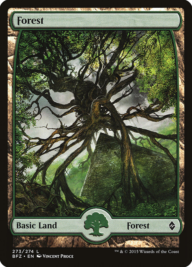 Forest (273) (Full Art) [Battle for Zendikar] | Yard's Games Ltd