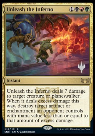 Unleash the Inferno (Promo Pack) [Streets of New Capenna Promos] | Yard's Games Ltd