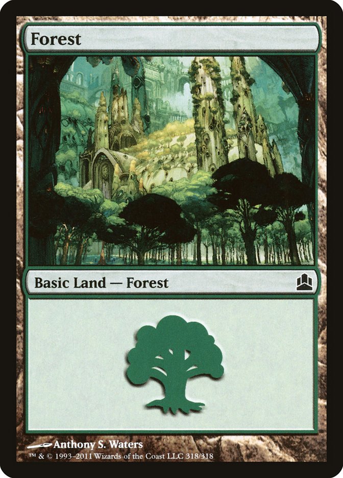 Forest (318) [Commander 2011] | Yard's Games Ltd