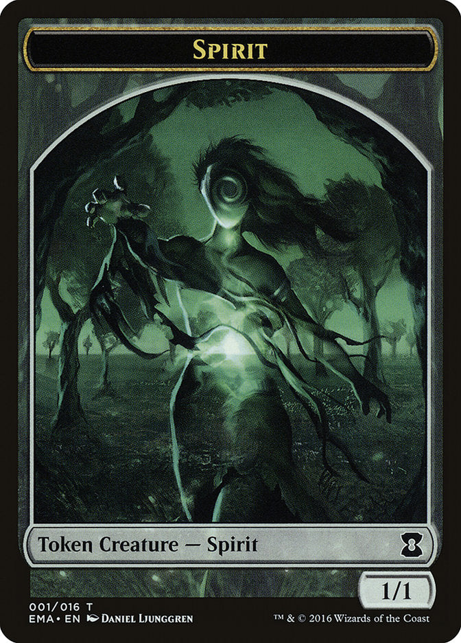 Spirit Token (001/016) [Eternal Masters Tokens] | Yard's Games Ltd