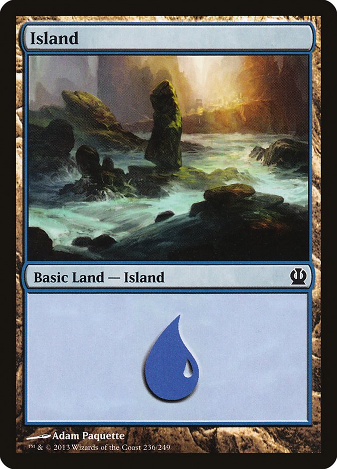 Island (236) [Theros] | Yard's Games Ltd