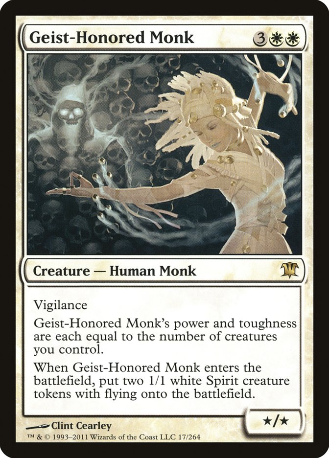 Geist-Honored Monk [Innistrad] | Yard's Games Ltd