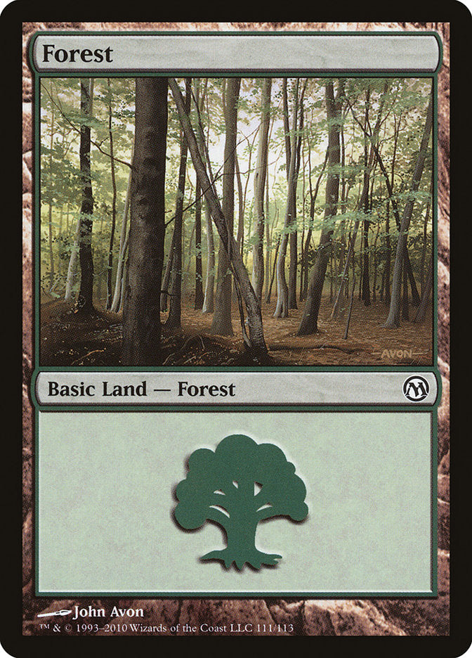 Forest (111) [Duels of the Planeswalkers] | Yard's Games Ltd