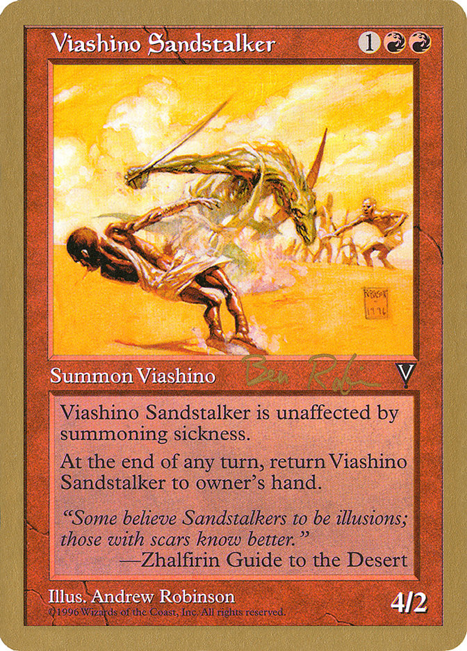Viashino Sandstalker (Ben Rubin) [World Championship Decks 1998] | Yard's Games Ltd