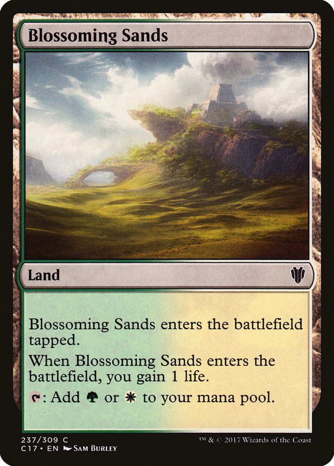Blossoming Sands [Commander 2017] | Yard's Games Ltd