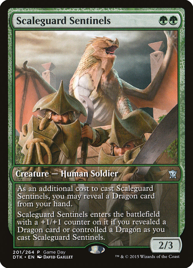 Scaleguard Sentinels (Game Day) [Dragons of Tarkir Promos] | Yard's Games Ltd