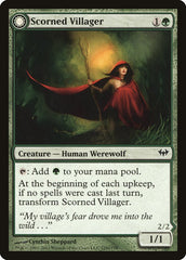 Scorned Villager // Moonscarred Werewolf [Dark Ascension] | Yard's Games Ltd