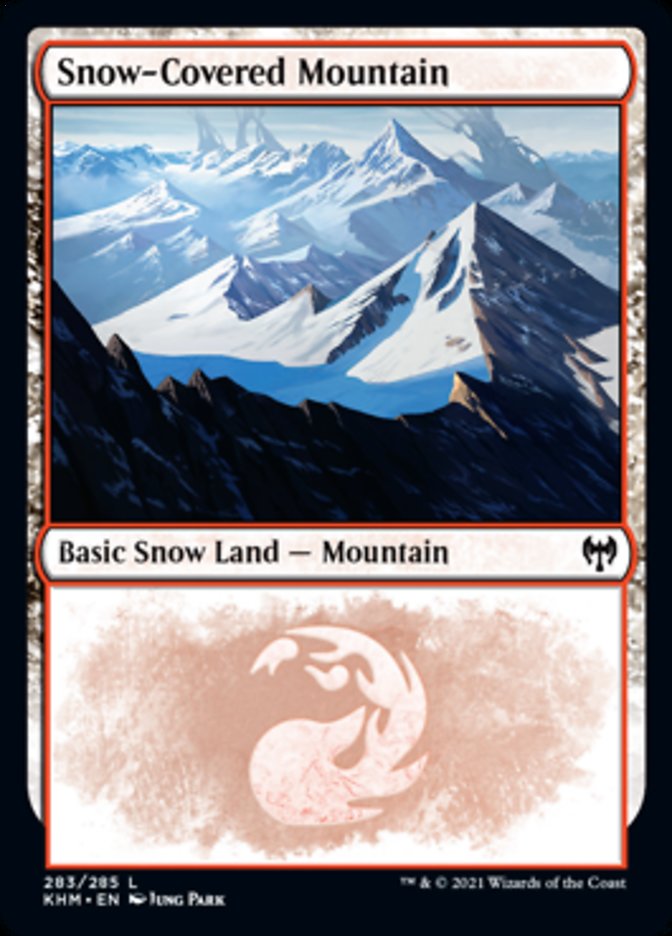 Snow-Covered Mountain (283) [Kaldheim] | Yard's Games Ltd
