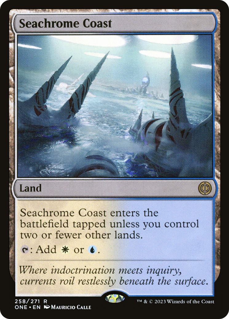 Seachrome Coast [Phyrexia: All Will Be One] | Yard's Games Ltd