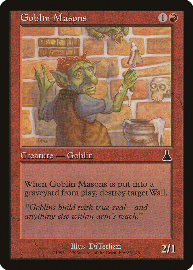Goblin Masons [Urza's Destiny] | Yard's Games Ltd