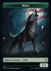 Wolf // Insect Double-Sided Token [Commander Legends: Battle for Baldur's Gate Tokens] | Yard's Games Ltd