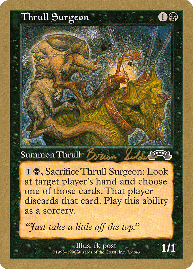 Thrull Surgeon (Brian Selden) [World Championship Decks 1998] | Yard's Games Ltd