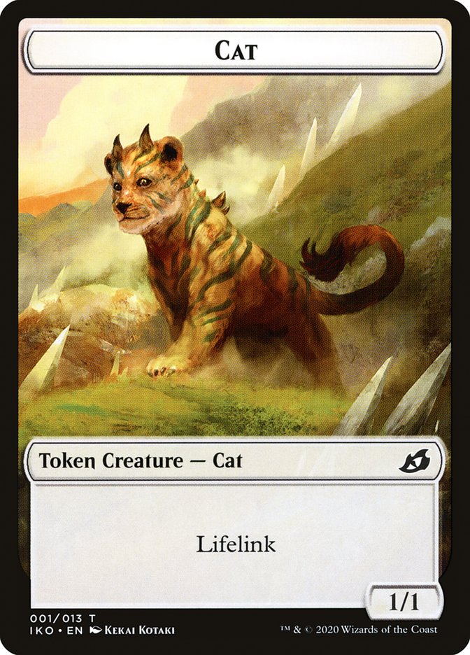 Cat Token [Ikoria: Lair of Behemoths Tokens] | Yard's Games Ltd