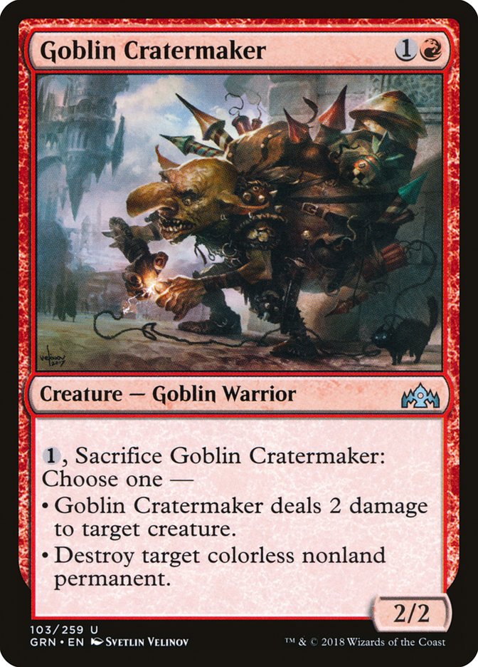 Goblin Cratermaker [Guilds of Ravnica] | Yard's Games Ltd