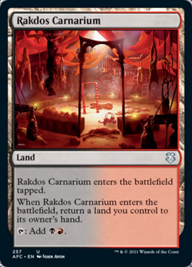 Rakdos Carnarium [Dungeons & Dragons: Adventures in the Forgotten Realms Commander] | Yard's Games Ltd