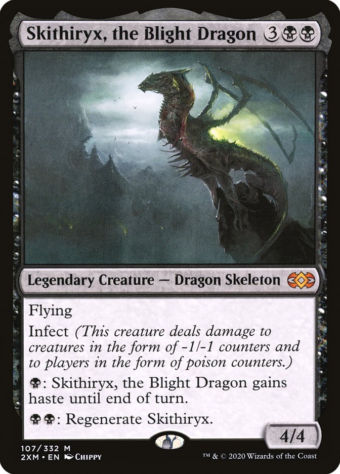 Skithiryx, the Blight Dragon [Double Masters] | Yard's Games Ltd