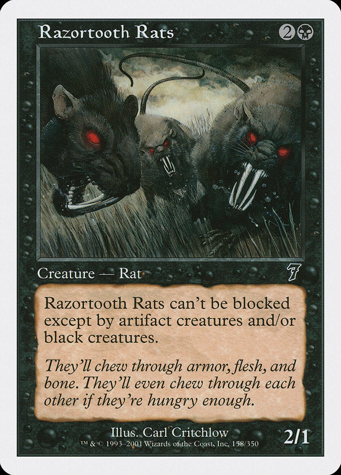 Razortooth Rats [Seventh Edition] | Yard's Games Ltd