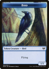 Treasure // Bird Double-Sided Token [Kaldheim Tokens] | Yard's Games Ltd