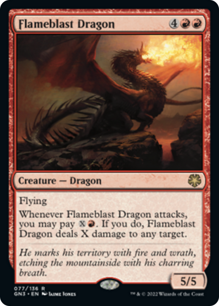 Flameblast Dragon [Game Night: Free-for-All] | Yard's Games Ltd