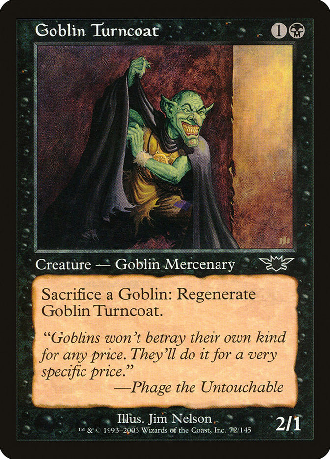 Goblin Turncoat [Legions] | Yard's Games Ltd