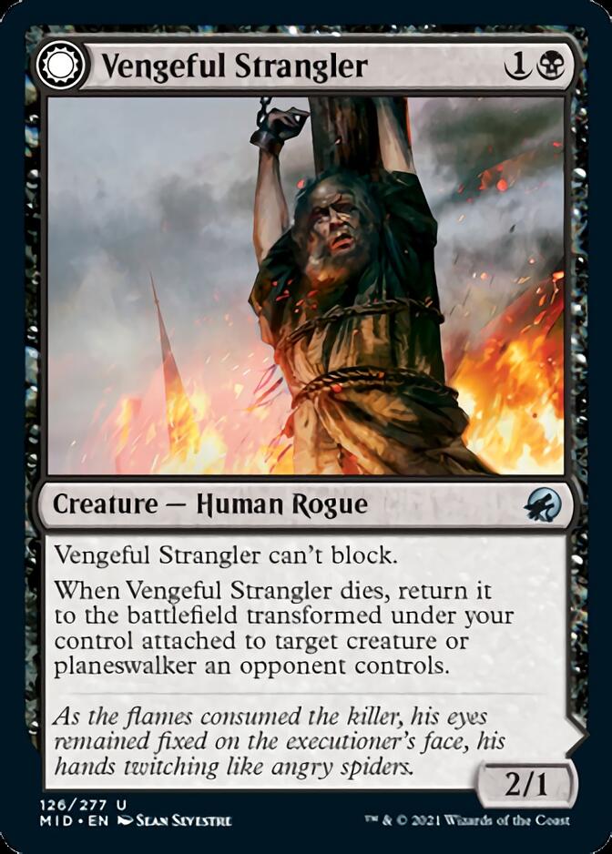 Vengeful Strangler // Strangling Grasp [Innistrad: Midnight Hunt] | Yard's Games Ltd