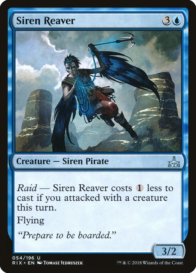 Siren Reaver [Rivals of Ixalan] | Yard's Games Ltd
