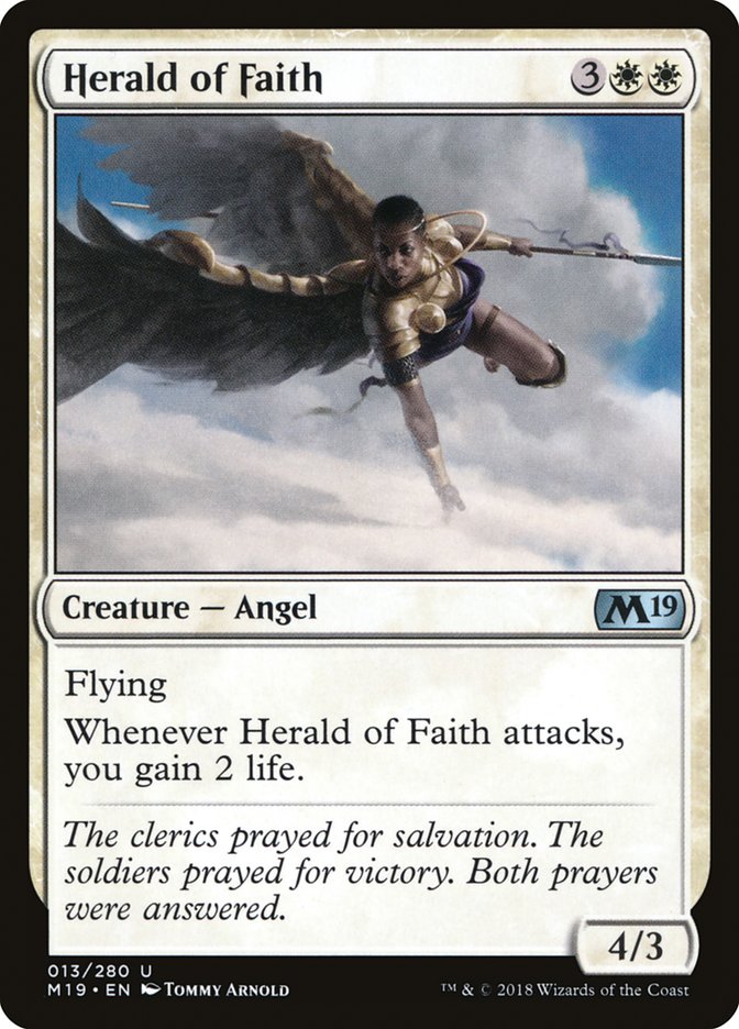 Herald of Faith [Core Set 2019] | Yard's Games Ltd