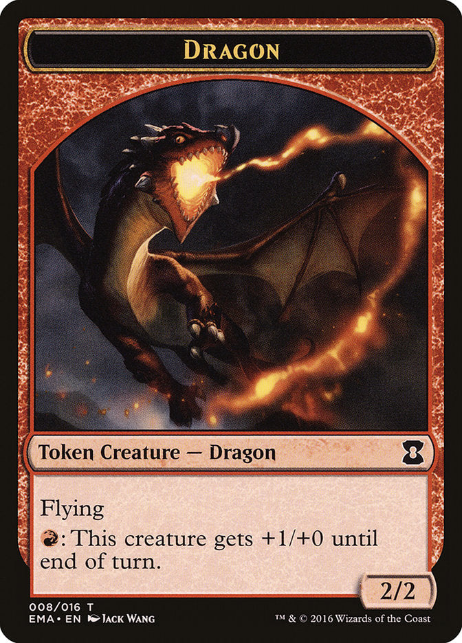 Dragon Token [Eternal Masters Tokens] | Yard's Games Ltd