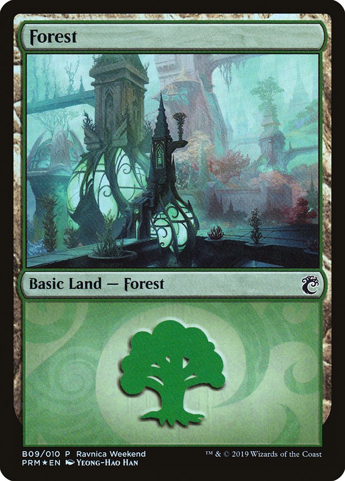Forest (B09) [Ravnica Allegiance Guild Kit] | Yard's Games Ltd
