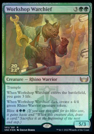 Workshop Warchief [Streets of New Capenna Prerelease Promos] | Yard's Games Ltd