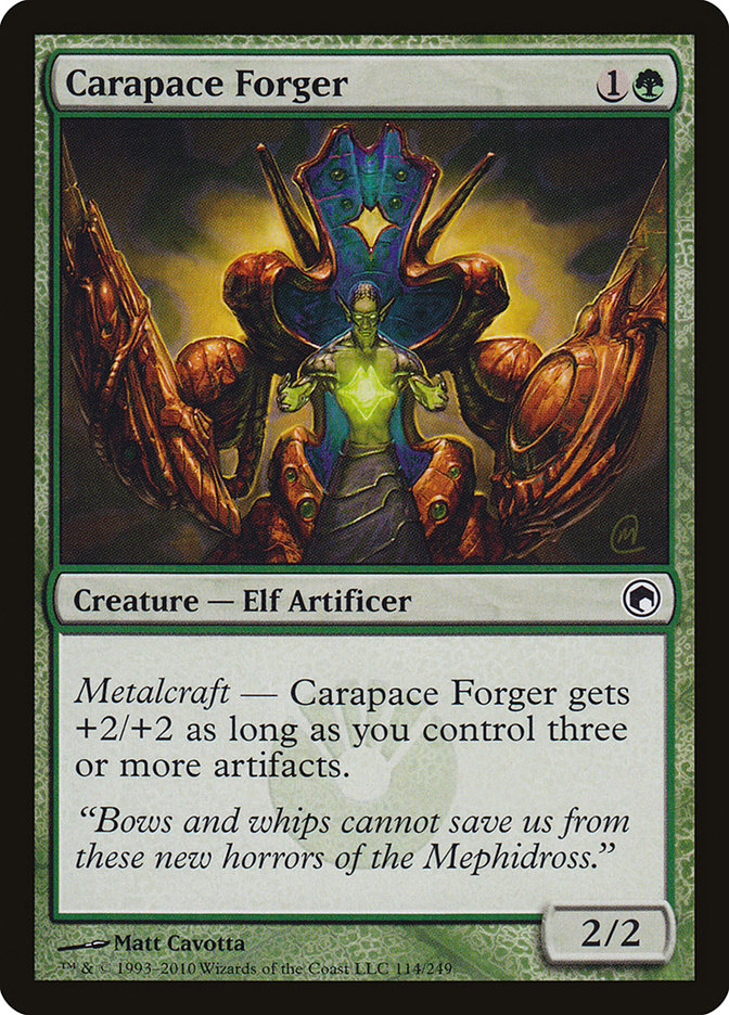 Carapace Forger [Scars of Mirrodin] | Yard's Games Ltd