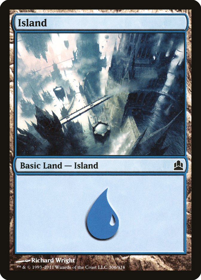 Island (306) [Commander 2011] | Yard's Games Ltd