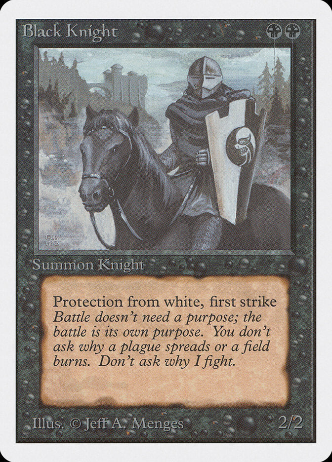 Black Knight [Unlimited Edition] | Yard's Games Ltd