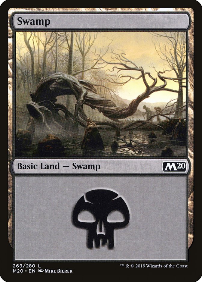 Swamp (269) [Core Set 2020] | Yard's Games Ltd