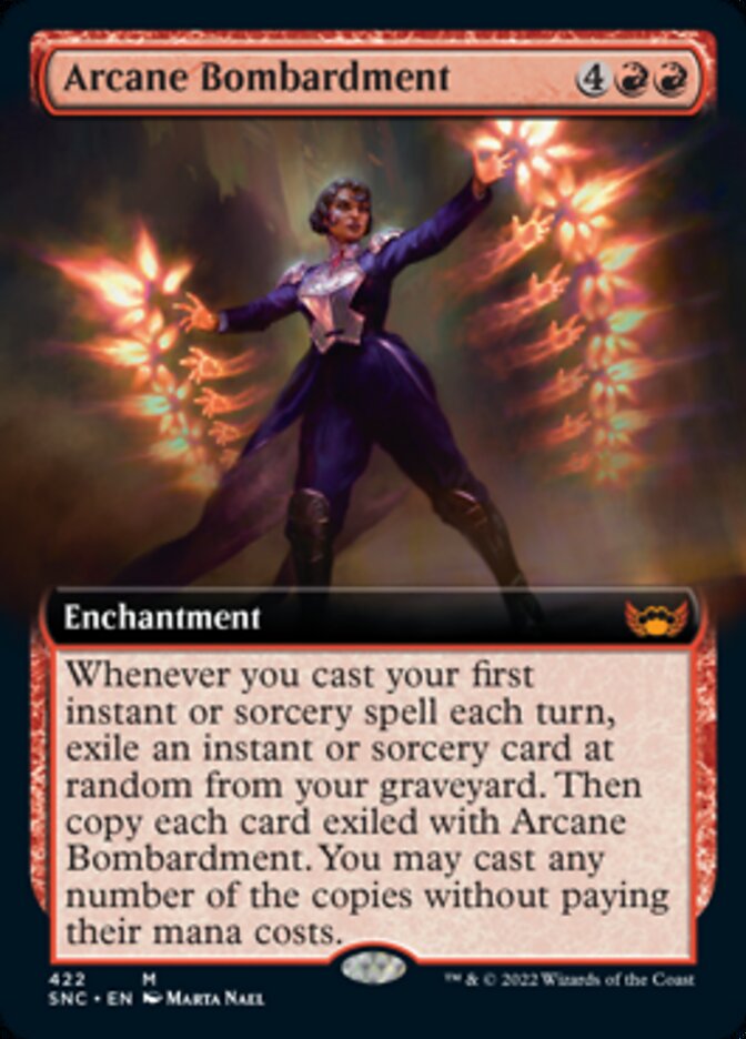 Arcane Bombardment (Extended Art) [Streets of New Capenna] | Yard's Games Ltd