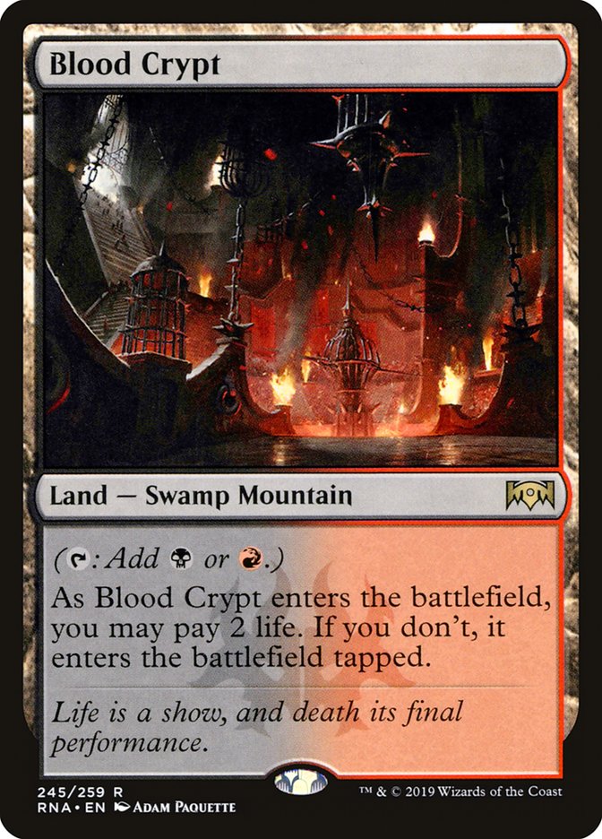 Blood Crypt [Ravnica Allegiance] | Yard's Games Ltd
