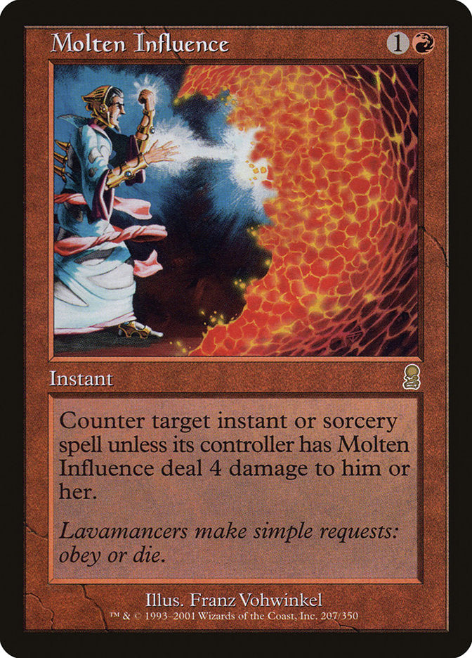 Molten Influence [Odyssey] | Yard's Games Ltd