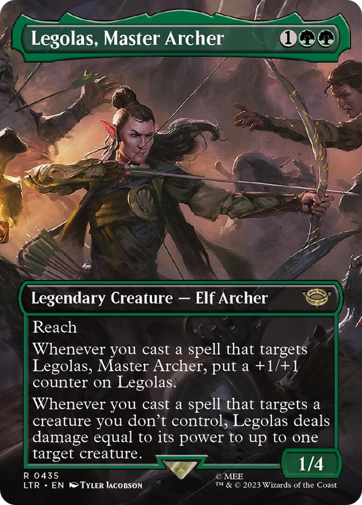 Legolas, Master Archer (Borderless Alternate Art) [The Lord of the Rings: Tales of Middle-Earth] | Yard's Games Ltd