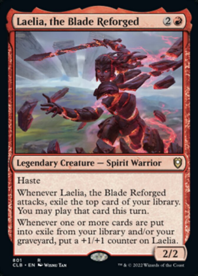 Laelia, the Blade Reforged [Commander Legends: Battle for Baldur's Gate] | Yard's Games Ltd