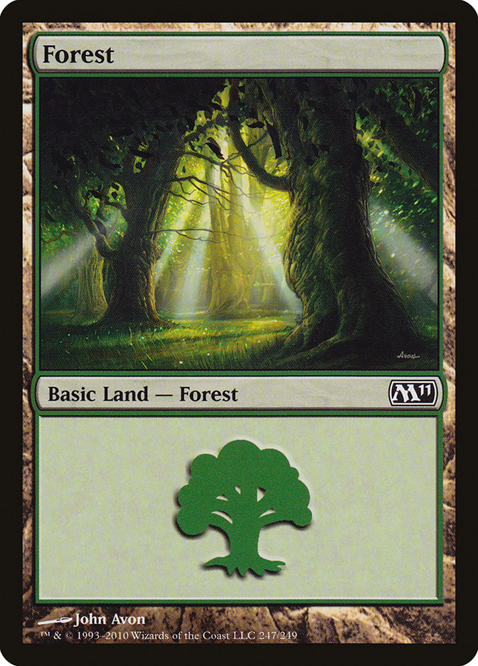 Forest (247) [Magic 2011] | Yard's Games Ltd