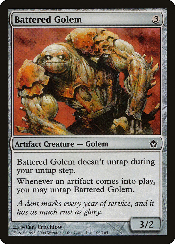 Battered Golem [Fifth Dawn] | Yard's Games Ltd