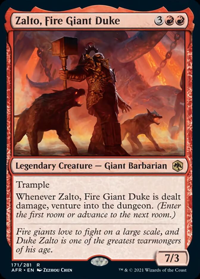 Zalto, Fire Giant Duke [Dungeons & Dragons: Adventures in the Forgotten Realms] | Yard's Games Ltd
