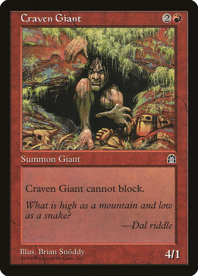 Craven Giant [Stronghold] | Yard's Games Ltd